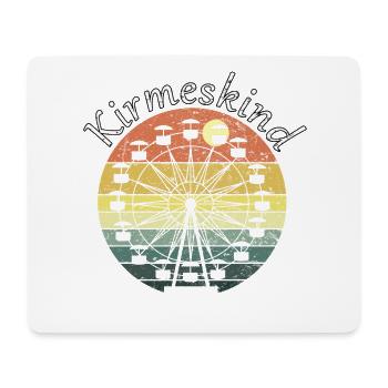 Kirmeskind - Schausteller und Riesenrad - Mousepad (Querformat) - Weiß - Vorne