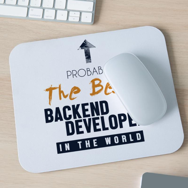 Best Backend Developer World Developer Coder Tapis de souris (format paysage)