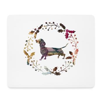 dachshund - Mouse Pad (horizontal) - white - Front