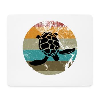 turtle - Mouse Pad (horizontal) - white - Front