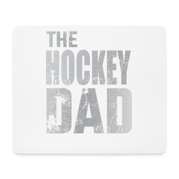 Cadeau de rondelle de gardien de but de papa de hockey sur gazon de papa de hockey - Tapis de souris (format paysage) - blanc - Devant