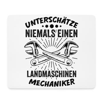 Landmaschinenmechaniker Landwirt Landwirtschaft Ge - Mousepad (Querformat) - Weiß - Vorne
