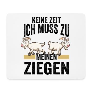Ziege Ziegenbock Hirte Ziegenzucht Ziegenstall Lus - Mousepad (Querformat) - Weiß - Vorne
