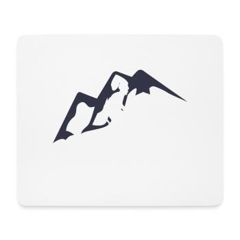 Bicycle Road Bike Bike Tour Mountain Alps Mountainbik - Mouse Pad (horizontal) - white - Front