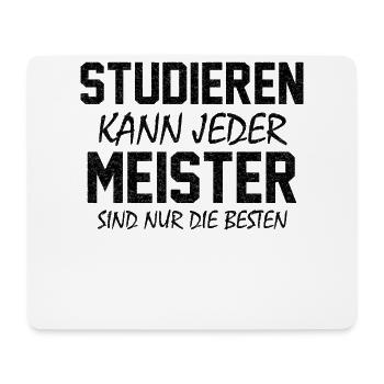 Meister Handwerker Handwerksmeister Elektrotechnik - Mousepad (Querformat) - Weiß - Vorne