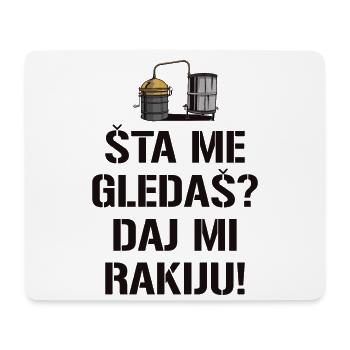 Balkan Jugo Rakija Spruch Geschenk - Mousepad (Querformat) - Weiß - Vorne