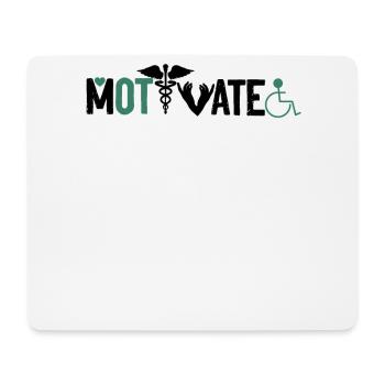 Occupational therapist Motivate - Mouse Pad (horizontal) - white - Front