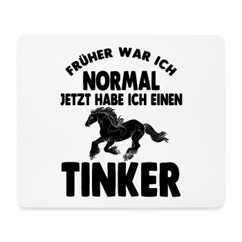 Tinker Reiterin Pferd Reitsport Reitverein Geschen - Mousepad (Querformat) - Weiß - Vorne