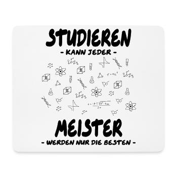 Meister Meisterprüfung Bestandene Prüfung Geschenk - Mousepad (Querformat) - Weiß - Vorne