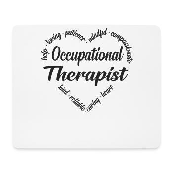 Occupational therapist - Mouse Pad (horizontal) - white - Front