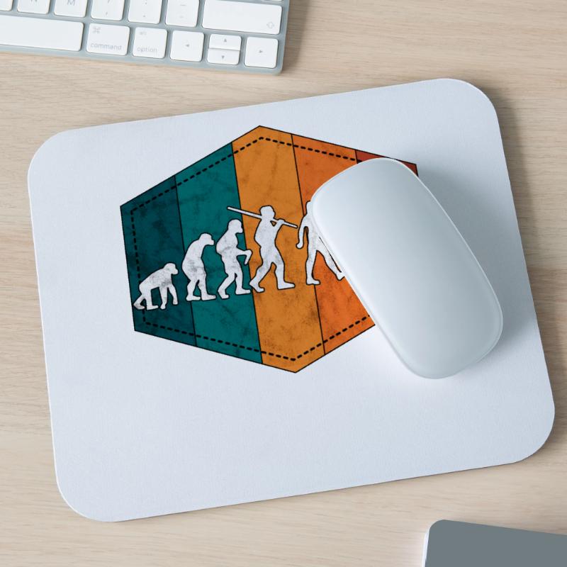 Drums evolution drummer retro Mouse Pad (horizontal)