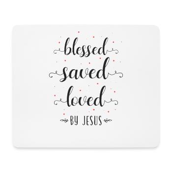 Christian bible verse religion - Mouse Pad (horizontal) - white - Front