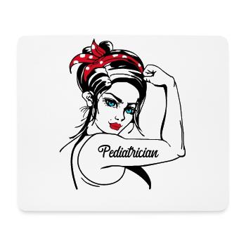 Kinderarzt Rosie The Riveter - Mousepad (Querformat) - Weiß - Vorne