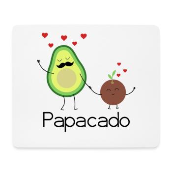 Papacado fête des Pères Avocats couples de père - Tapis de souris (format paysage) - blanc - Devant