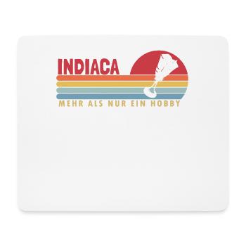 Indiaca mehr als nur ein Hobby Professional - Mouse Pad (horizontal) - white - Front