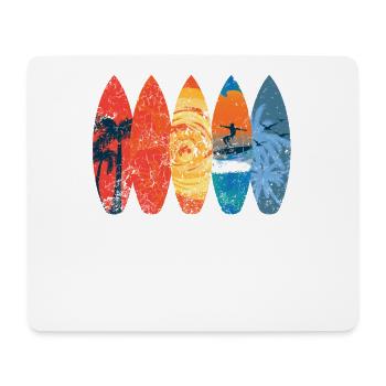 Surfers - Mouse Pad (horizontal) - white - Front