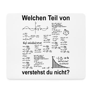 Mathematik Algebra Mathelehrer Studium Uni Abitur - Mousepad (Querformat) - Weiß - Vorne
