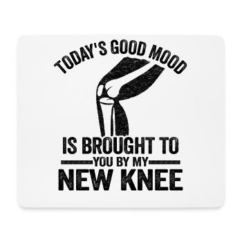 Knie Operation Meniskus Krankenhaus Geschenk - Mousepad (Querformat) - Weiß - Vorne