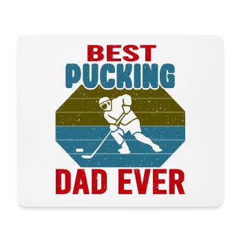 HOCKEY DAD Hockey Dad Man Gift Retro - Mouse Pad (horizontal) - white - Front