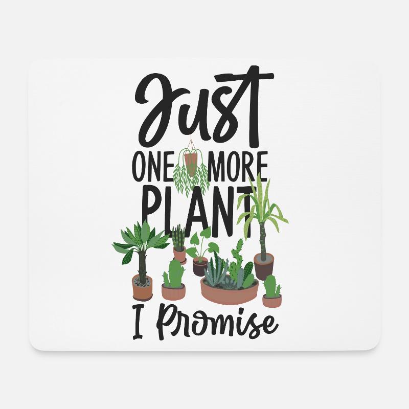 Gärtner Pflanzen - Mousepad (Querformat) - Weiß
