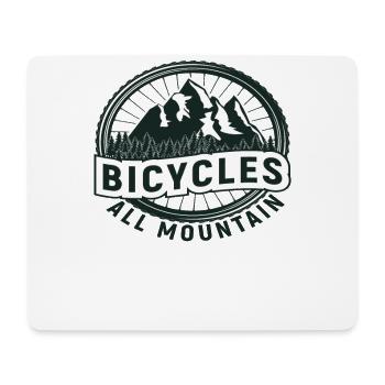 Fahrrad Fahrräder Biker Retro Fahrrad Rad - Mousepad (Querformat) - Weiß - Vorne