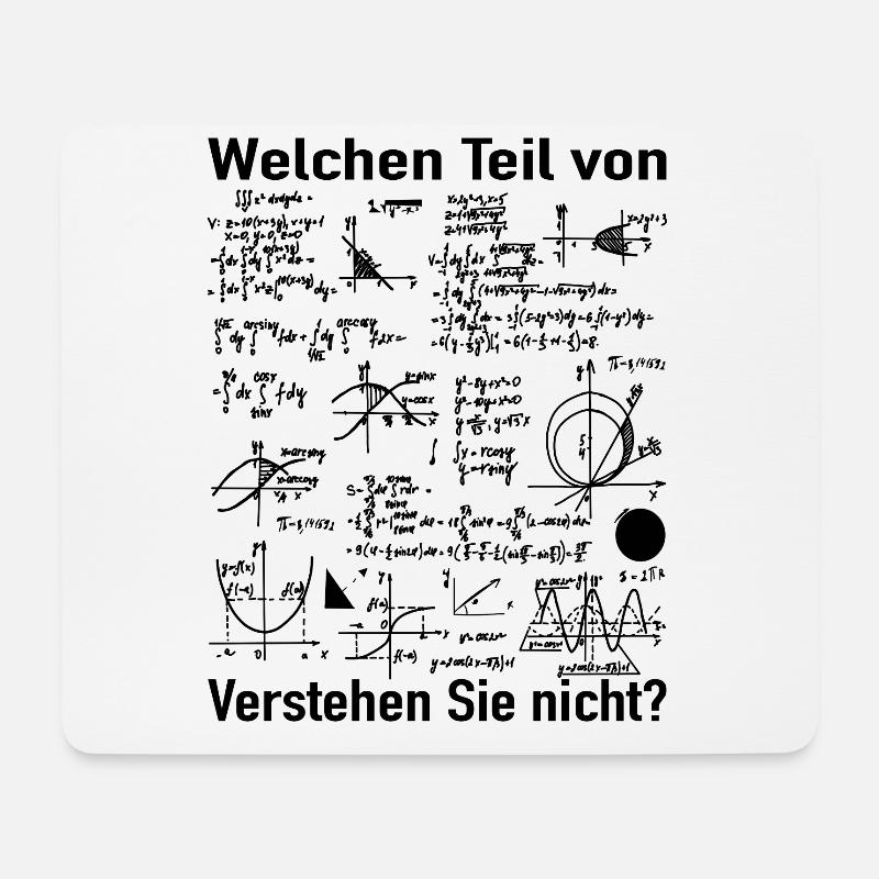 Mathe Witz - Mathematiker Mathematik Lehrer - Mousepad (Querformat) - Weiß