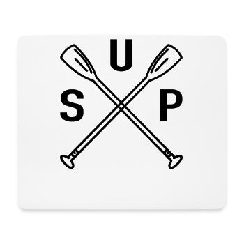 SUP Paddel - Stand Up Paddle Board SUP Board - Mousepad (Querformat) - Weiß - Vorne