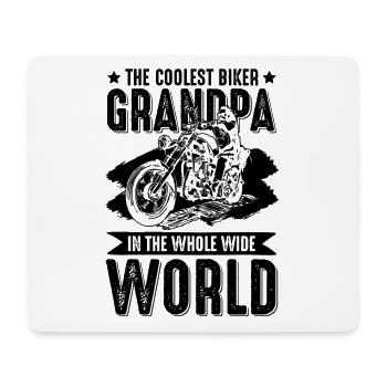 Opa Motorrad Spruch - Mousepad (Querformat) - Weiß - Vorne
