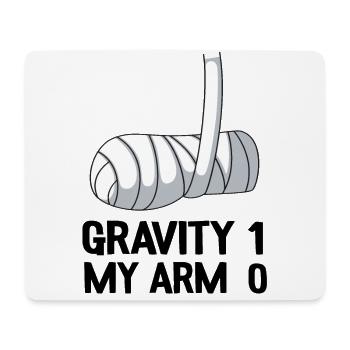 Gebrochener Arm Gute Besserung Geschenk Genesung - Mousepad (Querformat) - Weiß - Vorne
