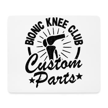 Knie OP Operation Club Geschenk Genesung Lustig - Mousepad (Querformat) - Weiß - Vorne