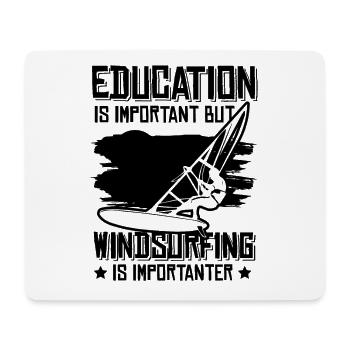 windsurfer windsurfing - Mousepad (Querformat) - Weiß - Vorne