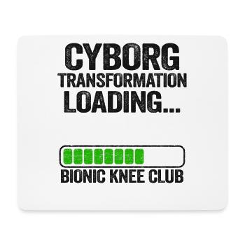Knie OP Gute Besserung Operation Geschenk Genesung - Mousepad (Querformat) - Weiß - Vorne
