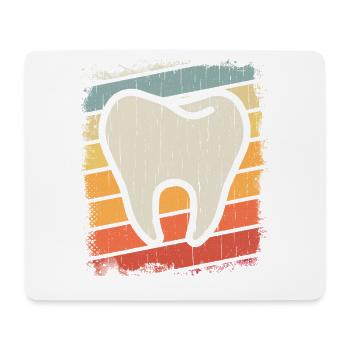 Dentiste Dentiste Dents Dents Dentist Rengaine Cadeau - Tapis de souris (format paysage) - blanc - Devant