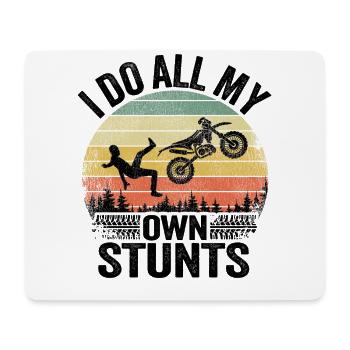 Motocross Dirt Bike Cadeau Homme Drôle - Tapis de souris (format paysage) - blanc - Devant