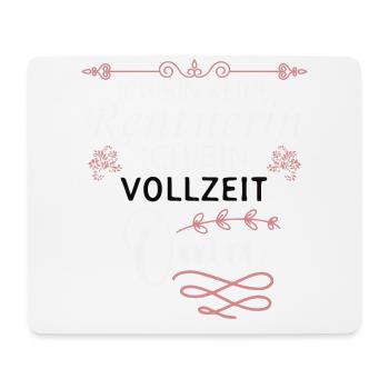 Rente Rentnerin Oma Urlaub Enkel Kinder - Mousepad (Querformat) - Weiß - Vorne