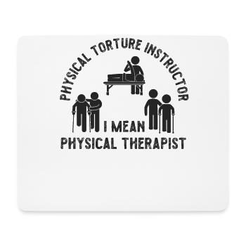 Physical Therapist Therapy - Mouse Pad (horizontal) - white - Front