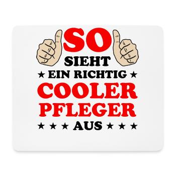 Pfleger Pflege Fun Lustiger Spruch Krank Geschenk - Mousepad (Querformat) - Weiß - Vorne