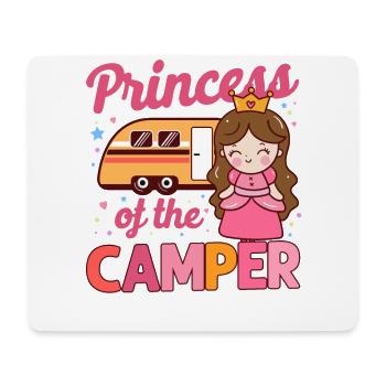 Cute Camping Princess Camper - Mousepad (Querformat) - Weiß - Vorne