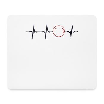 Contact Jonglerie Heartbeat Juggling Contact - Tapis de souris (format paysage) - blanc - Devant