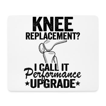 Knie OP Operation Geschenk Genesung Spruch Lustig - Mousepad (Querformat) - Weiß - Vorne