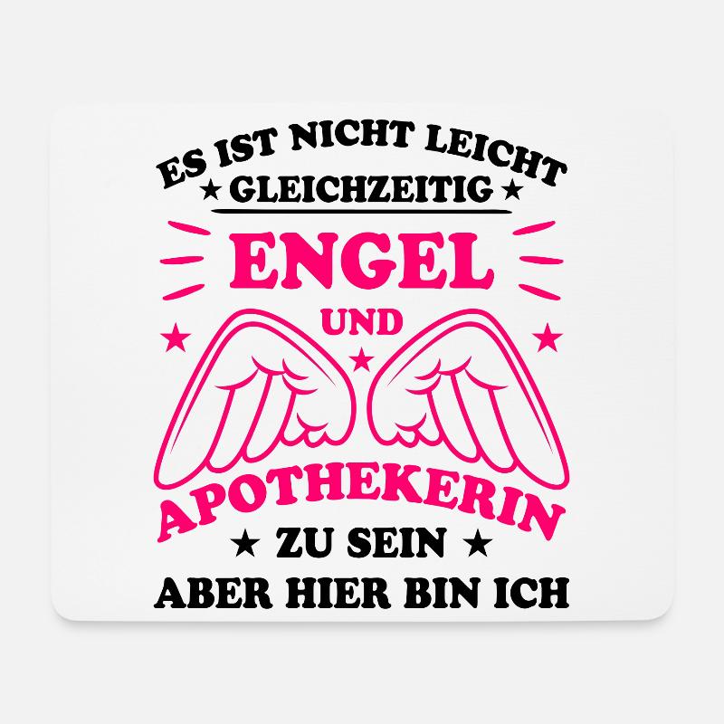 Apothekerin Lustige Spruch Beruf Apotheke Geschenk - Mousepad (Querformat) - Weiß