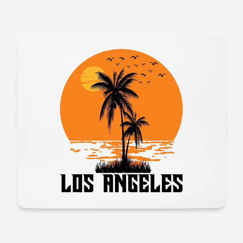 Los Angeles - Mousepad (Querformat) - Weiß