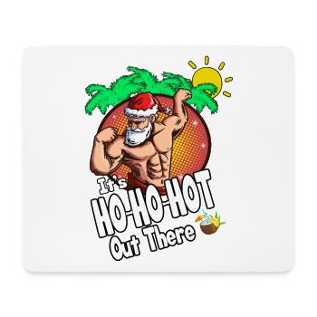 Christmas in July Starker Santa Claus Sonne Palmen - Mousepad (Querformat) - Weiß - Vorne