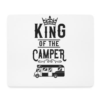 Camping King Of The Camper - Mousepad (Querformat) - Weiß - Vorne