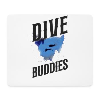 Scuba Diving Diver Dive Buddies - Mousepad (Querformat) - Weiß - Vorne