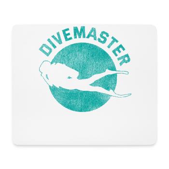 Scuba Diving Diver Vintage - Tapis de souris (format paysage) - blanc - Devant