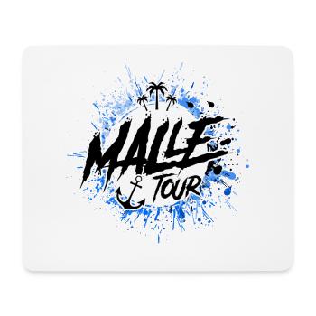 malle tour klecks - Mousepad (Querformat) - Weiß - Vorne