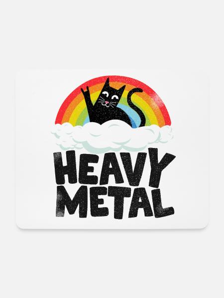 Heavy Metal Funny Heavy Metal - Mouse Pad (horizontal) - white