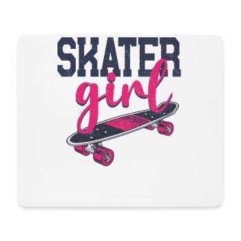 Skateboard Vintage Skater Girl - Mouse Pad (horizontal) - white - Front