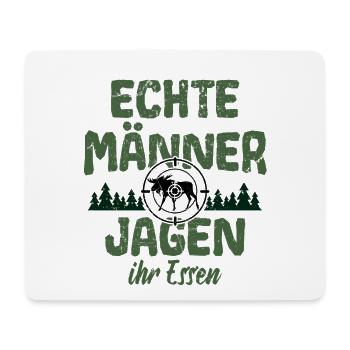 Jäger Jäger Jagd - Mousepad (Querformat) - Weiß - Vorne